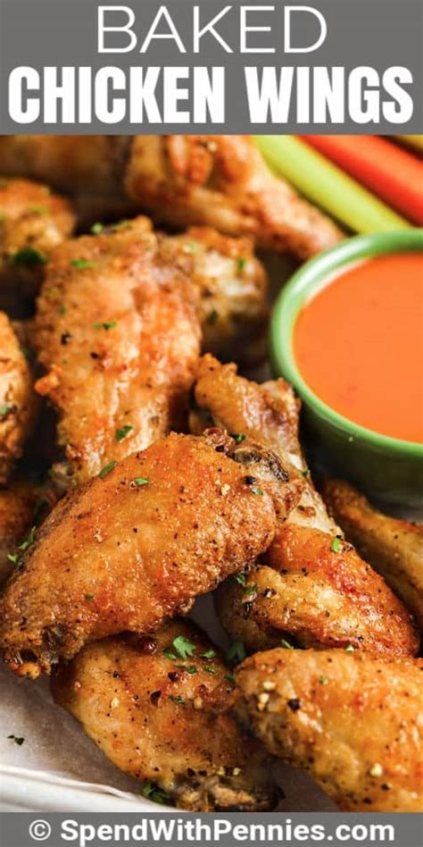 actually crispy baked chicken wings spend with pennies