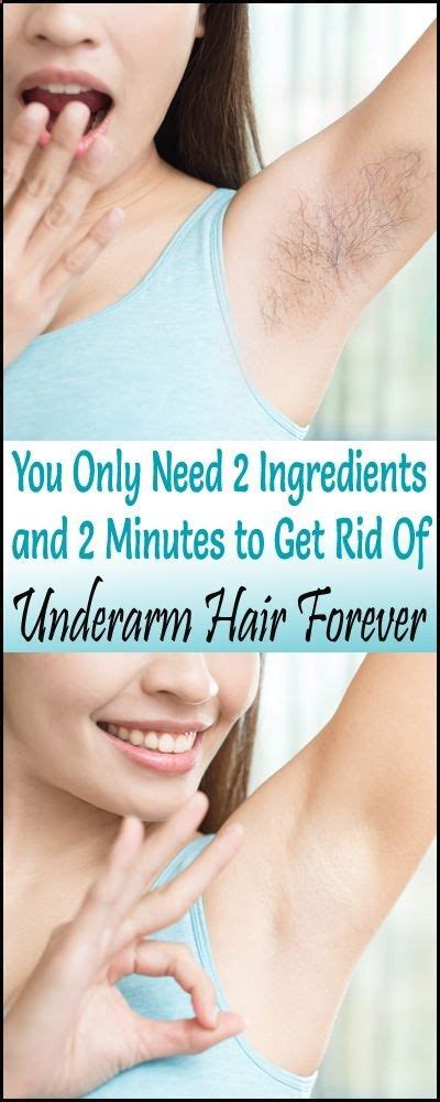 natural ways  remove unwanted hair underarm hair health  beauty