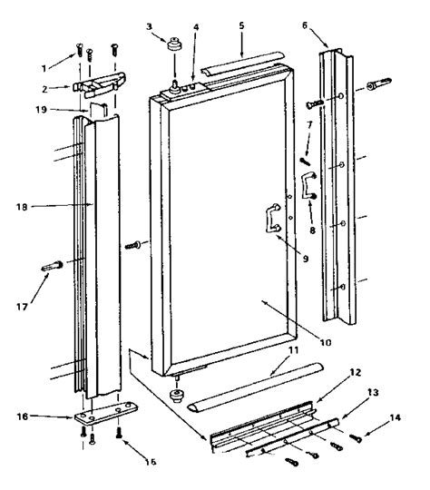 glass shower door pivot parts glass door ideas