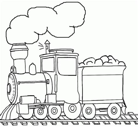 printable  transportation train coloring pages  preschool