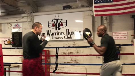 Chinese Heavyweight Zhang Zhilei Training In Paterson Nj Youtube