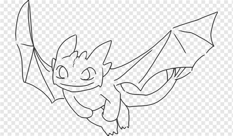 toothless outline