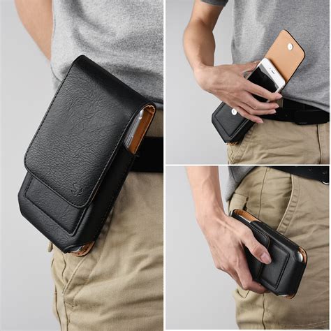 flip belt cover pu leather phone case vertical pouch  iphone