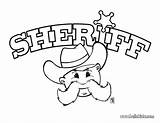 Coloring Sheriff Pages Cowboy Western Printable Color Print Kids Horse Getcolorings Boot Hellokids Characters Getdrawings sketch template