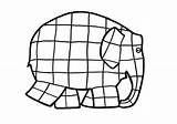 Elmer Elefante Olifant Kleurplaat Colorear Boyama Gabarit Dibujos Elephants Clipartmag Maternelle Coloringhome Downloaden Sayfasi Réelle sketch template
