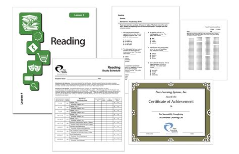 accelerated learning lab reading system pace learning systems