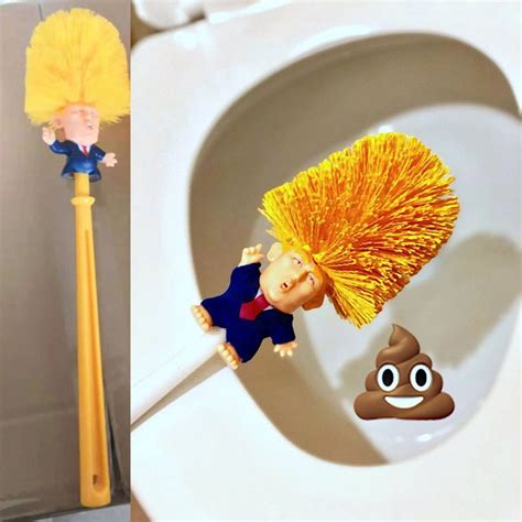 Donald Trump Toilet Brush Make Toilet Great Again Funny Gag T The