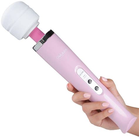 Pink B O B Rechargeable Vibrating Massage Wand Powerful Body Massager