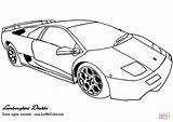 Lamborghini Huracan Pages Coloring Template Gallardo Lambo sketch template