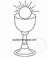 Chalice Printable Eucharist Clipart Communion First Holy Template Tag Easter Webstockreview sketch template