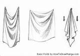 Folds Fabric Sketch Basic Draw Manga Paintingvalley Sketches sketch template
