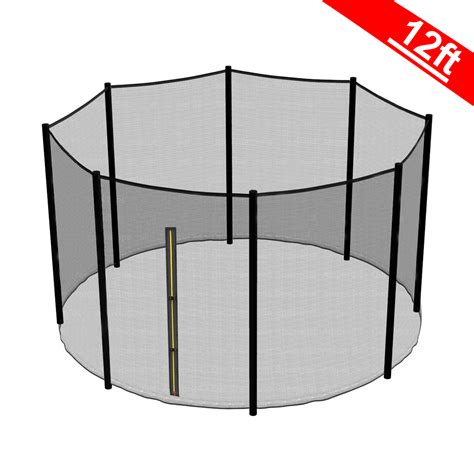 ft trampoline replacement safety net enclosure surround  netting   picclick uk