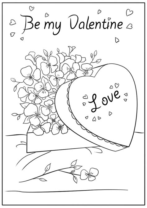 printable valentines day cards  coloring pages  kids