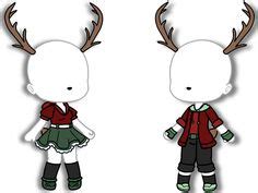 pin  radio demon  gacha club outfits christmas outfit clothing sketches
