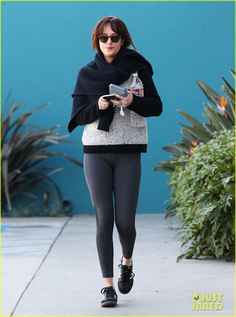 dakota johnson kicks off new year by getting fit for fifty shades of