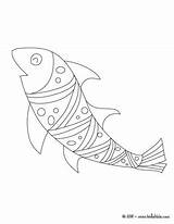 Fish Strange Coloring Pages Hellokids April Color Colouring Drawing Cool Print Online sketch template