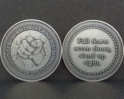 give  coin edc reminder challenge coins etsy