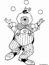 Clown Coloring Pages Printable sketch template