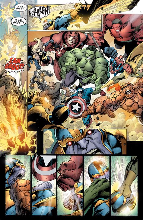 Thanos Vs The Avengers Battles Comic Vine