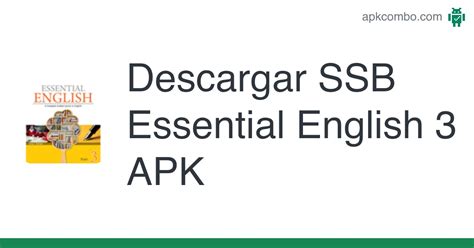 ssb essential english  apk android app descarga gratis