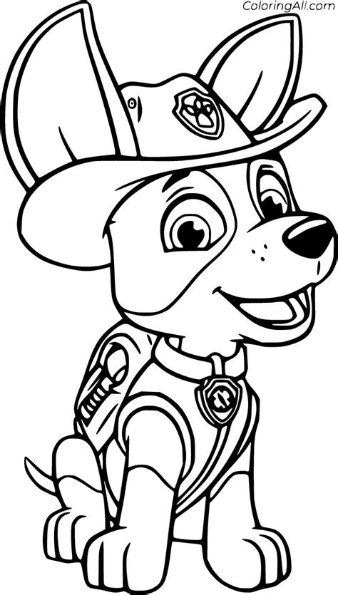 full size paw patrol coloring pages printable fantastic christmas paw