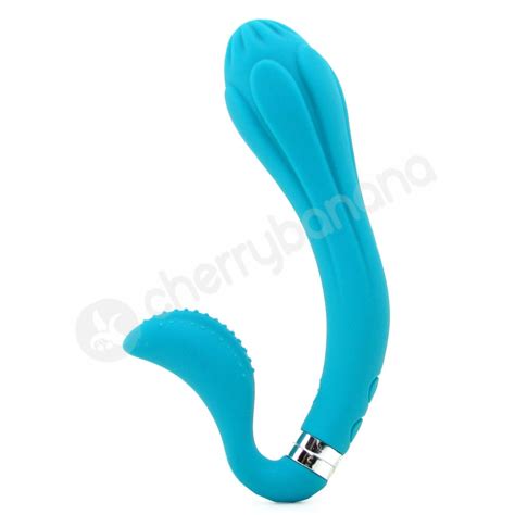 the lady jadore 360 reversible tulip turquoise vibrator by