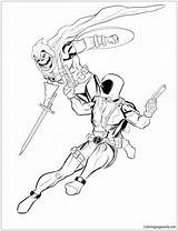 Deadpool Taskmaster Pages Vs Coloring Drawing Color Deviantart Commission Getdrawings Template sketch template