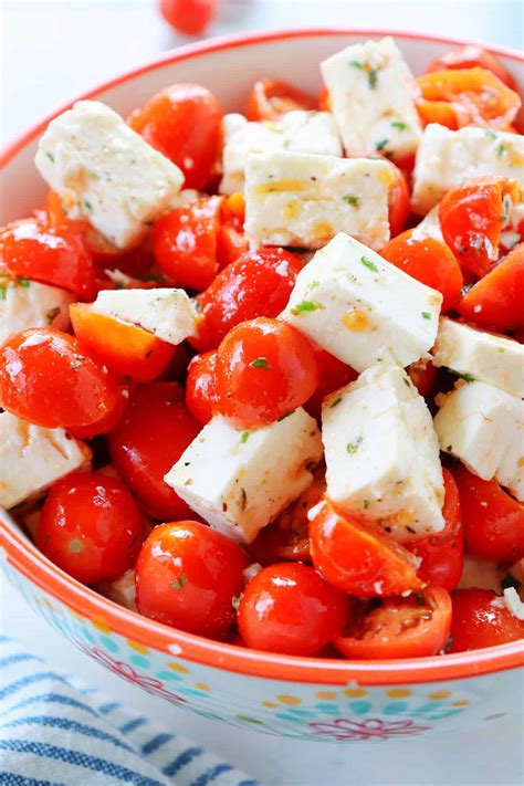 tomato feta salad crunchy creamy sweet