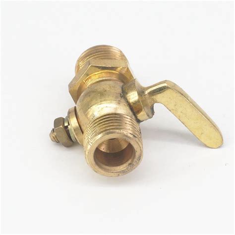 bsp male threaded brass drain petcock shut  valve  fuel gas