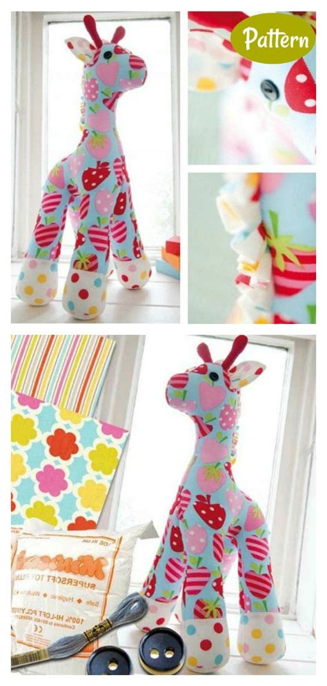 printable giraffe sewing patterns
