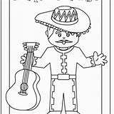 Fiesta Mexican Pages Coloring Antonio San Template Printable Birthdayprintable sketch template