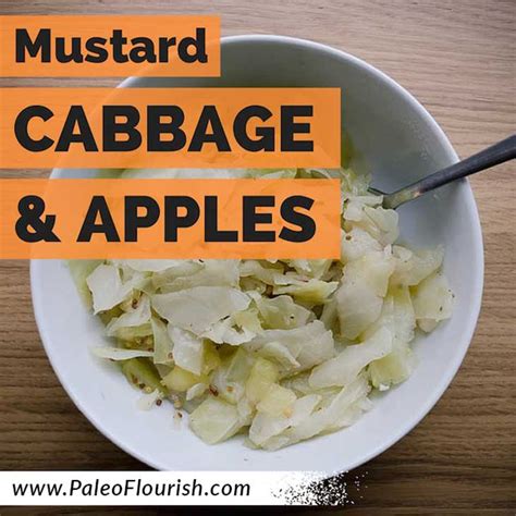 mustard cabbage and apples recipe