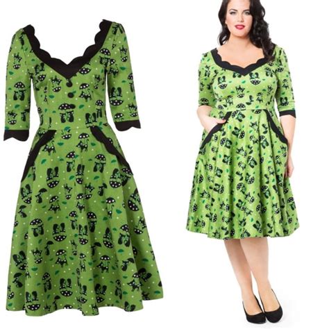 pin up plus size dresses pluslook eu collection