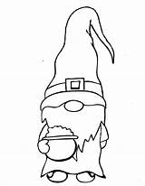 Gnome Leprechaun Stepbysteppainting Patricks Kiernan Tracie sketch template
