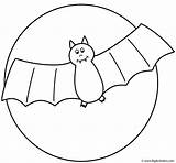 Moon Coloring Bat Pages Halloween Animals Bats Print Activity Color Kids Coloringbay Bigactivities sketch template