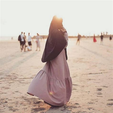 foto wanita muslimah senja jilbab gallery