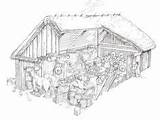 Longhouse sketch template