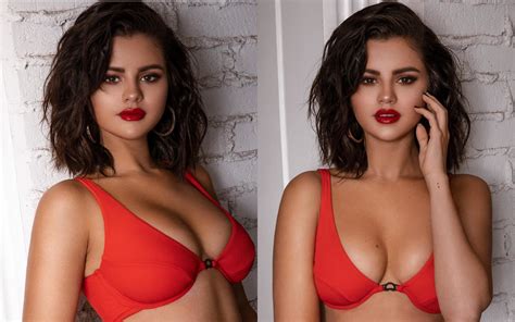 Selena Gomez Absolutely Fucking Ravishing In Red Lipstick