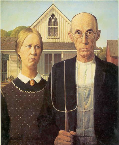 style iconic grantwoods american gothic