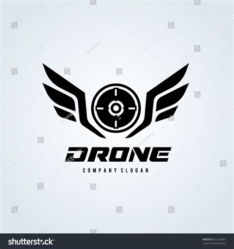 drone logovector logo template  shutterstock