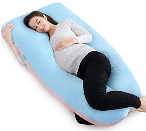 queen rose 55in full body pregnancy pillow u shaped maternity pillow