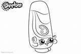 Coloring Pages Shopkins Silky Printable Adults Kids sketch template