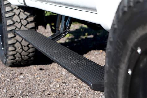 amp research    powerstep cab length black running boards
