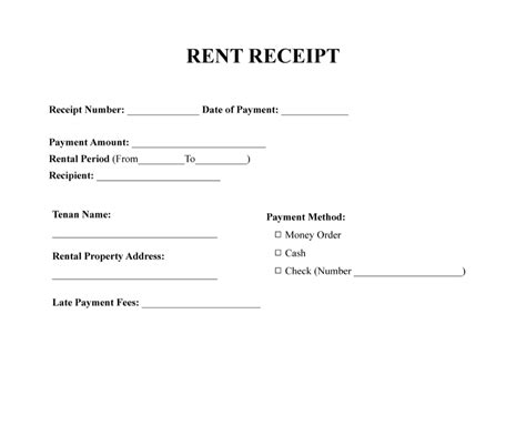 rent receipt template word  receipts lawdistrict