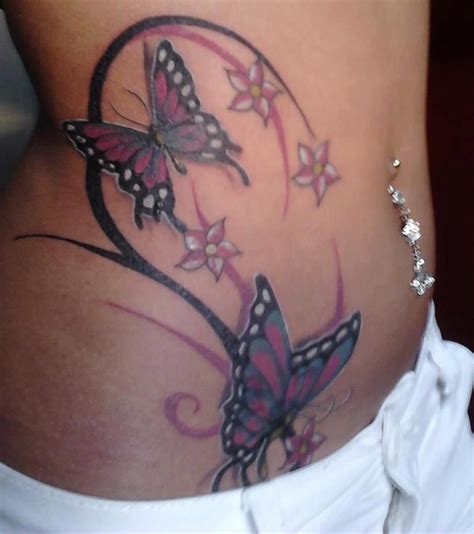 Butterfly Hip Tattoos Body Art Tattoos Stomach Tattoos