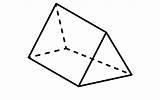 Prism Triangular Prisme Prisma Geometric Figura Triangulaire Driehoekig Geometrica Sides Triangolare Projection Dashed Regular Geometrie Cijfer Kleur Geometrisch Zwarte Colore sketch template