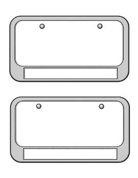 number plate template printable sudax