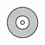 Vinyl Lp Grunge sketch template
