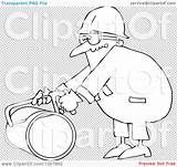 Clip Worker Hacksaw Pipe Outline Coloring Cut Illustration Using Man Royalty Vector Djart sketch template