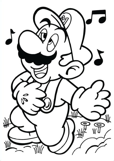 mario characters coloring pages  getdrawings